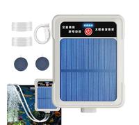 Aérateur de bassin - Écran solaire / USB rechargeable | Kit aérateur d'eau pour la maison, l'appartement, l'intérieur et l'extérieur, le lac, la rivière, la piscine, la pêche, l'appât vivant