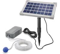 Aérateur de bassin solaire 3,5W 130 l/h Pompe d'aération du bassin Oxygène esotec 101841
