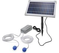 Aérateur de bassin solaire 8W 200 l/h Pompe d'aération du bassin Oxygène esotec 101845
