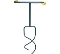 Aérateur de compost, ergonomique, de couleur verte, avec des dents profilées, poids : 1,55 kg