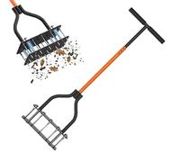 Aérateur de Gazon Manuel Outil Jardin À Mécanisme À Ressort | Outil Robuste pour l'Aération de Jardin pour Jardin Maison Terrain de Golf Parc Entretien Automnal du Gazon et du Jardinage