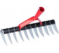 Aérateur de gazon - Tête de scarificateur manuel - Métal - Unilatéral - Sans manche - Pour gazon