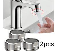 Aérateur de robinet, aérateur de robinet anti-éclaboussures - en plastique, en métal pour évier de cuisine et de salle de bain, accessoire de rénovation d'évier facile à installer, convient pour la ma