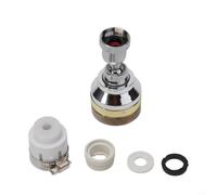 Aérateur de Robinet Pivotant 360° avec 2 Jets - Économiseur d'Eau Cuisine Lavabo - Adaptateur 20mm 24mm (5.7CM + Adapter)
