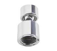 Aérateur de robinet pivotant à 360° pour évier de cuisine - Tête de pulvérisation double mode économie d'eau M22 pour filetage M24 Adaptateur en laiton cuivre