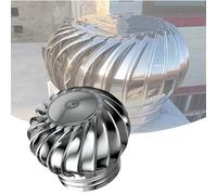 aérateur de toit à turbine, Roof wind turbines rotating garden ventilator inrial turbine vents DIY external extractor(110mm/3inch)