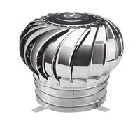 Aérateur De Toit En Acier Inoxydable Pour Turbine, 10-40cm, Rond Extracteur De Cheminée Tournant, Conduit De Fumée Sortie De Toit, Installation Facile(16cm)