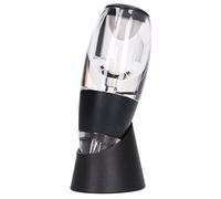 aérateur de vin et bouchon,Aérateur de vin, principe de Bernoulli en plastique durable, opération facile, facile à nettoyer, améliore la saveur de l'aérateur de vin (noir), Aérateur de vin Filtre