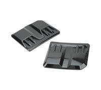 Aérateur décoratif de Voiture Couvercle Capot Moteur ABS Universel, Modification Voiture, Grille de Ventilation d'admission d'air, décorative d'entrée(Brilliant Black)