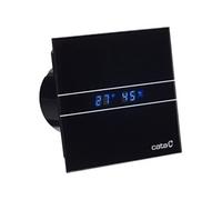 Aérateur extracteur E-100 Glass Noir Timer Hygro