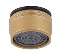 Aérateur mousseur+ bague M24x100 en laiton gold EUROSANIT