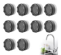 Aérateur Mousseur De Robinet M18.5 Set De 10 Filtres,Aérateur Robinet | Filtre Économie d'eau Compatible Cuisine Salle De Bain Convient à la Plupart des Robinets