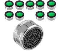Aérateur pour robinet mâle 24 mm avec virole laiton chromé filtre Abs (10)