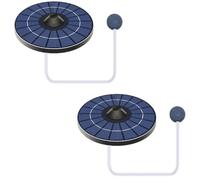 Aérateur Solaire Etang Flottant - Aérateur Solaire 2.5 W pour Bassin | Portable Faible Bruit Kit Oxygénant 1.5 M Tuyau - Pour Jardin Aquatique, Étang Décoratif, Point D’Eau