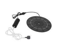 Aérateur Solaire Oxygénateur Silencieux Avec Tuyau À Air | Aérateur Solaire Flottant pour Bassin pour aquarium, aquarium, culture , pêche en plein air, étal de fruits de mer, jardin,