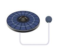Aérateur Solaire Pompe à Air Silencieuse 2,5 W avec Tuyau d'air 1,5 m | Kit D'Aérateur De Bassin Flottant Pour Le Jardin, Les Aquariums, Le Paysage Extérieur, L'Arrière-Cour Et Le Bain D'Oiseaux