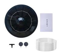 Aérateur Solaire pour Aquarium Haut Rendement Portable 6 Volts Flottant | Pompe Oxygénateur À Pierre À Air Pour Bac À Poissons convient pour jardin, aquarium, piscine, cour, hydroponie, arrière-co