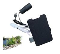 Aérateur solaire pour bassin - Aquarium avec pompe à air solaire 18 x 15 x 1,5 cm, aération pour bassin avec pompe à oxygène, équipement d'aération d'eau à haute efficacité énergétique | S
