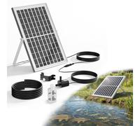 Aérateur solaire pour étang, 10 W, double sortie, avec filtre, indice de protection IP68
