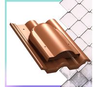 AÉRATEUR TILE P60 P1805 PAROTEC RAL 8004 Rouge brique pour toiture
