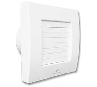 Aerauliqa QA100HTBB - Aspirateur axial diamètre 100 mm - 11 W - 83 m3/h - PQA0002Q - avec ailettes internes automatiques et capteur d'humidité temporisé