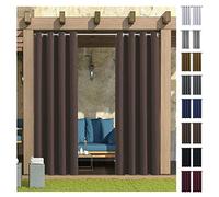 AEREY Rideau Extérieur Protection Anti-UV Rideau pour Pergola Rideaux occultants Convient pour Intérieur/Extérieur pour Pergola/Jardin/Chambre- 274x210cm