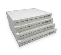 AEROFILTER Lot de 4 Filtres G4 - Compatibles VMC UNELVENT Orka BP/BP HR - 255x180x25 mm Livraison Offerte Entreprise Française