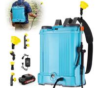 Aeroflexa Pulvérisateur à Dos 16L, 100 PSI Pulvérisateur Électrique Compatible avec Makita 18V, 5 Buses, Perche Télescopique pour L'arrosage, Pulvérisateur de Jardin La pulvérisation de Pesticides