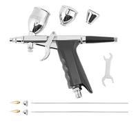Aerographe,Aerographe Kit Complet,Mo Iwata Harder & Steenbeck Double Action pour Candy Body Tube 1/8 0,8 1 Mm Batterie 0,8 Pistolet Aérographe 0,3 Mm 0,5 Mm 0,8 Mm