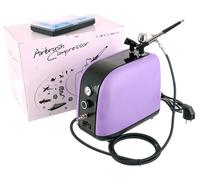 Aérographe professionnel et kit compresseur filtre régulateur + Aérographe 0,3mm