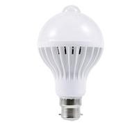 Aeromdale Capteur de Mouvement PIR Ampoule LED E27 / B22 Détecteur de Lampe à LED 7W Luminosité PIR Ampoule de Lampe à Induction pour Corps d'escalier Couloir Passerelle du sous-Sol
