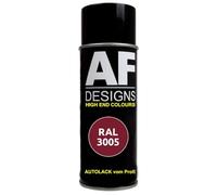 Aérosol de peinture mat RAL3005 - Rouge vin - Pour bricolage de voiture