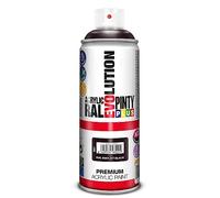 Peinture Spray Acrylic Brillant 400ml Noir Foncé Brillant Ral 9005 - Pinty Plus