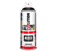 Aérosol de peinture PINTYPLUS EVOLUTION 520cc RAL 9005 Matt Jet Black