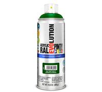 Aérosol de peinture PINTYPLUS EVOLUTION WATER BASED 520cc RAL 6001 Matt Emerald Green