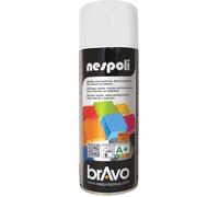 Aérosol peinture blanc ral9016 teintes vives 400 ml - NESPOLI - Brillant - Rendement 2 m² - Universel