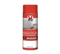 Aérosol Peinture De Rénovation V33 Radiateur Électroménager Blanc Satin 0,4 L