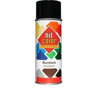 Aérosol peinture décoration - BELTON - HITCOLOR - Noir brillant (RAL 9005) - 400 ml - Séchage rapide
