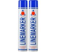 Aerosol Solutions Peinture de Marquage au Sol - Bombe Bleue 750 ML, Aérosol de Traçage pour Gazon et Route, Marquage Durable, Séchage Rapide - Pack de 1 (Lot de 2)
