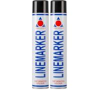 Aerosol Solutions Peinture de Marquage au Sol - Bombe Noire 750 ml, Spray de Traçage pour Route, Gazon, Intérieur/Extérieur - Pack de 1 (Lot de 2)