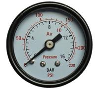 Aerotec Manomètre 9415451 Raccordement (manomètre): à larrière Filetage extérieur 1/4 1 pc(s)