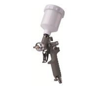 Aerotec Pistolet de peinture pulvérisateur pneumatique Aerotec Mini buse HVLP 0,8+0,5mm/godet gravité en plastique Quantité:1