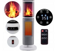 Aérotherme Chauffage Radiant Chauffage électrique Profi 2000W Blanc 86cm