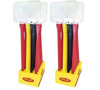 Aeroxon by BSI - Tapette A Mouches - pour Protèger Votre Intérieur des Insectes Volants - Non Toxique, Rouge/Noir/Jaune/Blanc (Lot de 2)