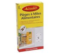 AEROXON - Piège à Mites Alimentaires, Action Rapide, idéal pour la Cuisine ou espaces de Rangement, avec Attractif, (Lot de 2 x 2 = 4 pièges)