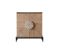 AERTSDFGT Buffet Moderne Armoire D'entrée Rétro en Bois Massif, Style Petit Appartement, Finition Sculptée Détresse, Buffet De Salon, Rangement Maison D'hôtes
