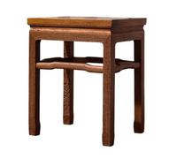 AERTSDFGT Petit Escabeau Tabouret à Langer de Style Chinois, Petit Tabouret Salon, canapé en Bois Massif, Bas(M)