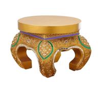 AERTSDFGT Petit Escabeau Tabouret en Bois Massif Fait Main de Style Chinois, Tabouret à Langer, Bas, Meuble Club, Table Basse, Petit(M)