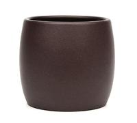 AERTSDFGT Petites tasses à Thé Tasse à thé de dégustation d’argile violet foncé, petit bol boire en forme baril incurvé fabriqué la main