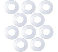 AERZERIX C48560 Rondelles plates polyamide/PA/nylon M3 Ø ext 7mm | Lot de 10, Épaisseur 0.6mm, DIN 125